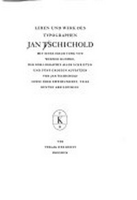 Leben und Werk des Typographen Jan Tschichold