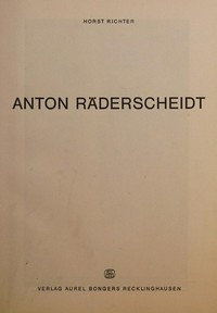 Anton Räderscheidt