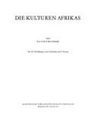 Die Kulturen Afrikas