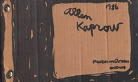 Allan Kaprow [Collagen, Environments, Videos, Broschüren, Geschichten, Happening- und Activity-Dokumente 1956 - 1986; Museum am Ostwall, Dortmund, 24.August 1986 - 5.Oktober 1986]