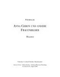 Anna Chron und andere Frauenbilder: Malerei