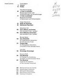 Felix Gonzalez-Torres [... anlässlich der gleichnamigen Ausstellung "Felix Gonzalez-Torres", die von der Neuen Gesellschaft für Bildende Kunst (NGBK) in Kooperation mit dem Hamburger Bahnhof - Museum für Gegenwart - Berlin, vom 1. Oktober 2006 bis 9. Januar 2007 in den Räumen des Museums gezeigt wird]